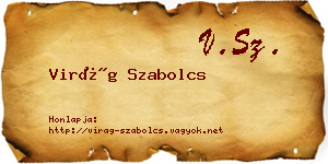 Virág Szabolcs névjegykártya